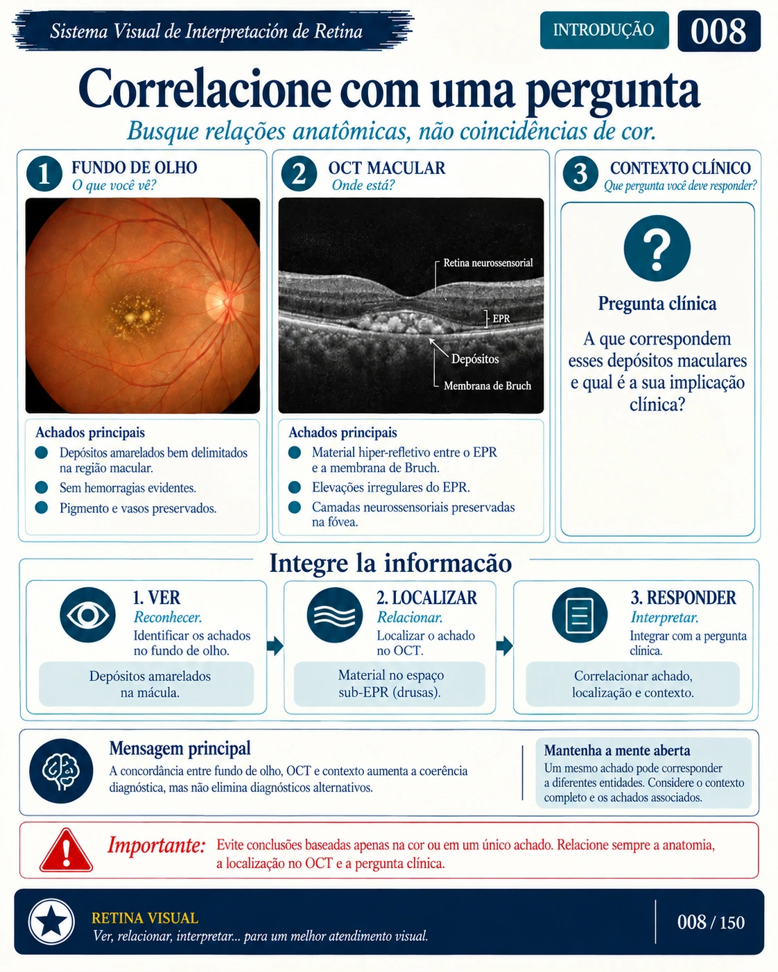 Amostra em português do material de Retina: Sistema Visual · amostra 7.